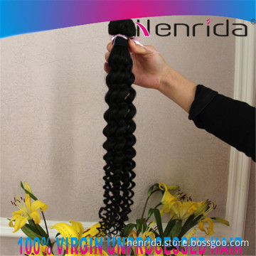 High Quality Grade 6A Unprocessed Malaysian Curly Virgin Hair Deep Wave Curly Human Hair Weft 100g/PCS Curly Hair Extension